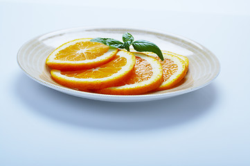 Image showing Orange plate