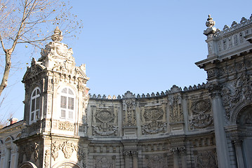 Image showing Decoration of the Front Wall - Dolmabachche Palace