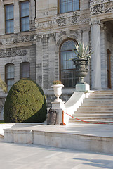 Image showing Dolmabache Palace Entrance - stairs