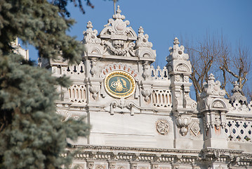 Image showing Entrance of Dolmabache Palace - Close up