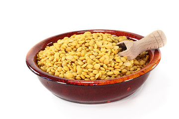 Image showing yellow lentils