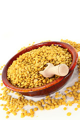 Image showing yellow lentils