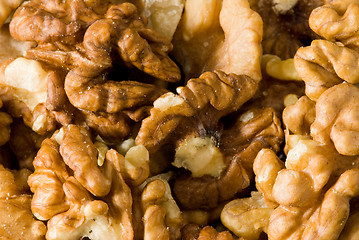 Image showing Walnuts closeup