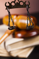Image showing Judges wooden gavel