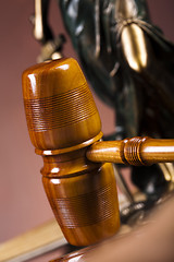 Image showing Gavel, Justice concept 