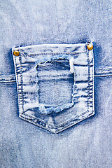 Image showing denim with a pocket