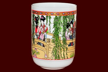Image showing japanese tea cup