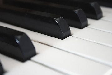 Image showing Piano keys