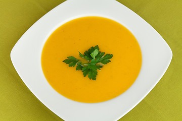 Image showing Carrot soup.