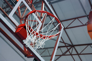 Image showing Basketball basket