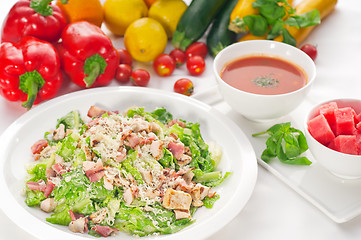 Image showing fresh caesar salad