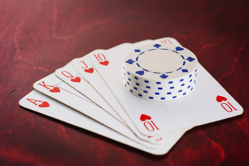Image showing Winning hand