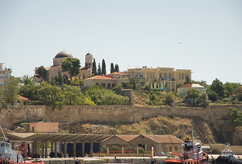 Image showing The church and the fortress