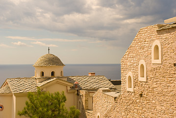 Image showing St Archangel Michael Monastery - Thassos Island