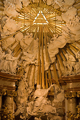 Image showing St. Charles's Church in Vienna - The altar closeup