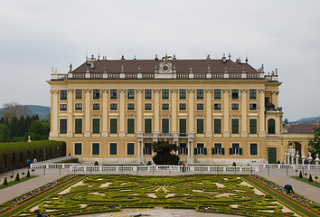 Image showing Schoenbrunn Castle in Vienna, Austria