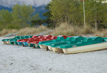 Image showing Abandoned boats