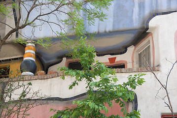 Image showing Facade of Hundertwasser Haus - Vienna 2