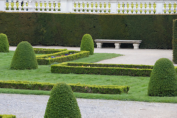 Image showing Gardens of Schoenbrunn castle in vienna