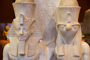 Image showing Two egyption gods