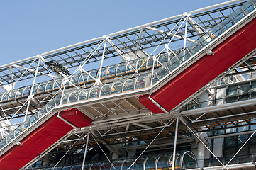 Image showing Pompidou red stairs