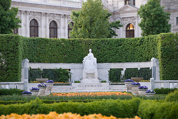 Image showing Hofburg gardens