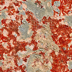 Image showing Seamless texture - old paint rusty surface