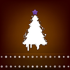 Image showing Design with christmas tree. EPS 8