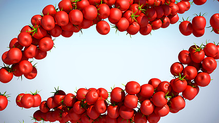 Image showing Red Tomatoe Cherry streams 