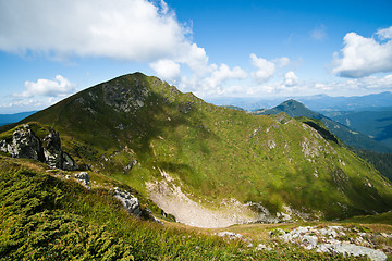 Image showing Mountain landscape: Carpathians range 