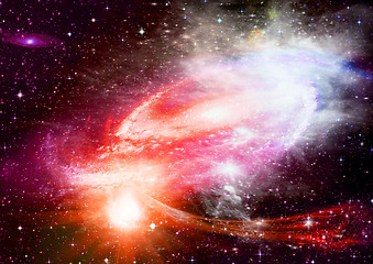 Image showing galaxy in a free space