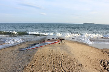 Image showing wind surf on the slipway