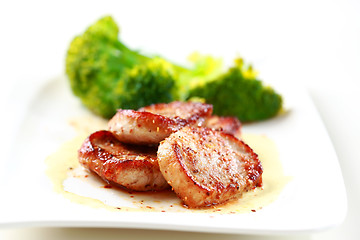 Image showing Medaillon of pork fillet