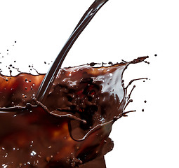 Image showing pouring chocolate