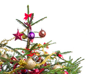 Image showing decorated christmas tree