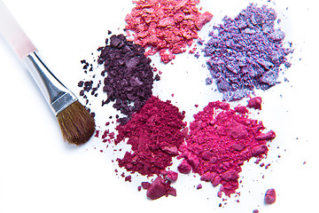 Image showing crushed eyeshadow