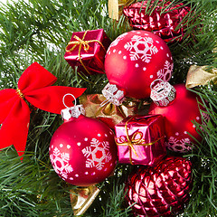 Image showing christmas wreath