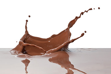 Image showing chocolate splash