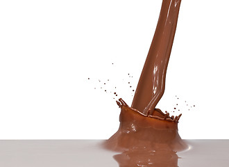 Image showing chocolate splash