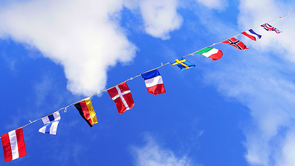 Image showing Flags, united colours of the world