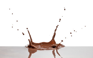 Image showing chocolate splash