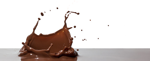 Image showing chocolate splash