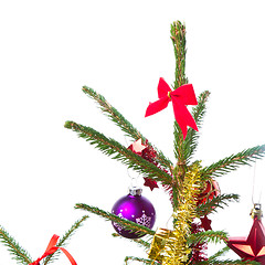 Image showing decorated christmas tree