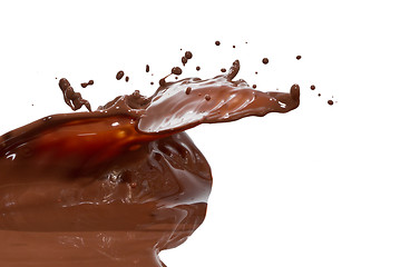 Image showing chocolate splash