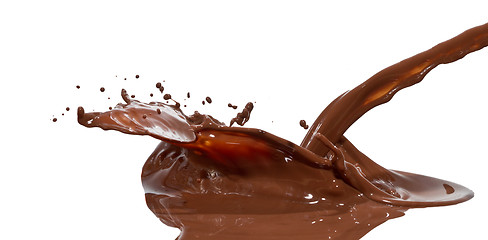 Image showing chocolate splash