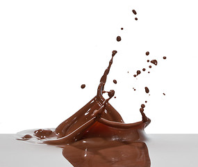 Image showing chocolate splash