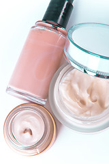 Image showing creams and makeup