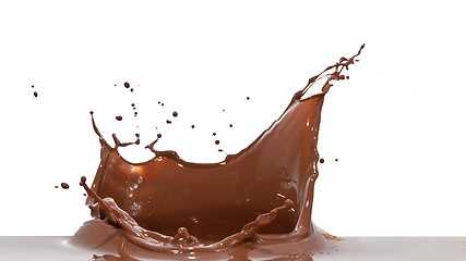 Image showing chocolate splash