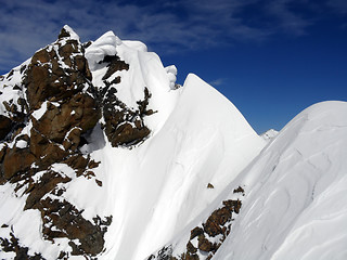 Image showing Snow ridge