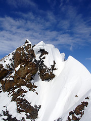 Image showing Snow ridge